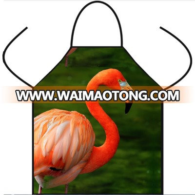 CUSTOM PRINTING DESIGN OF APRON 56X73CM WITH FLAMIGO PRINTING