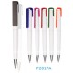 White Printing Logo Ball Pen (P2017A)